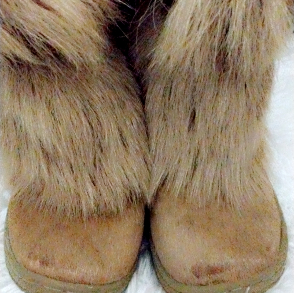 Girls fur kola bearpaw boots - Picture 3 of 7